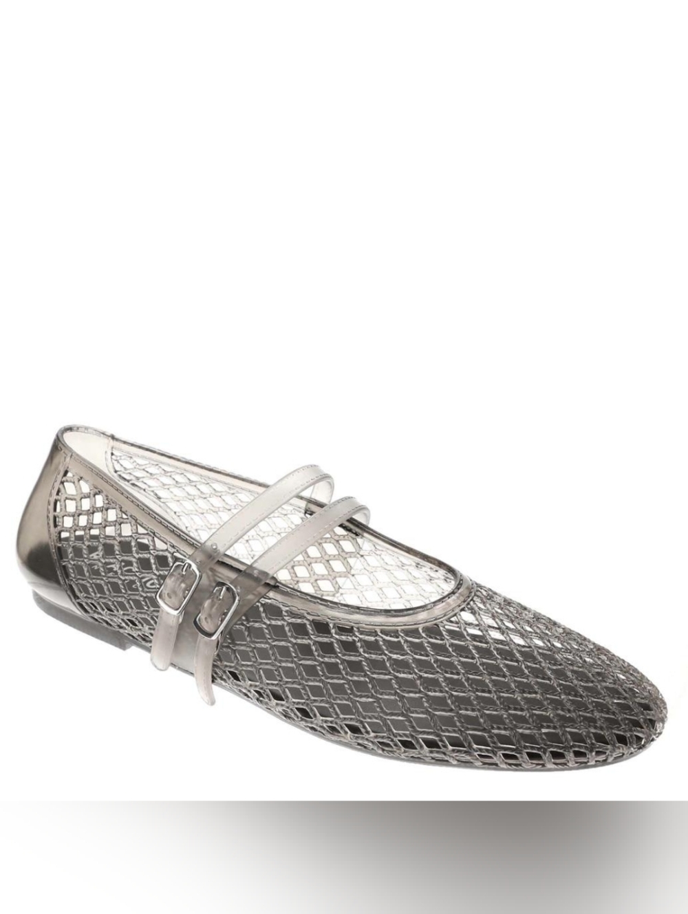 🔴 KENNETH COLE Reaction Women's Malibu Jelly Ballet Flat Shoes - Size 8 - Smoke